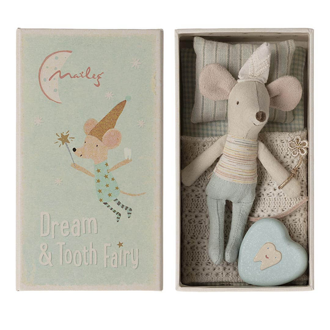 Tooth Fairy Mouse in a Matchbox - Little Brother