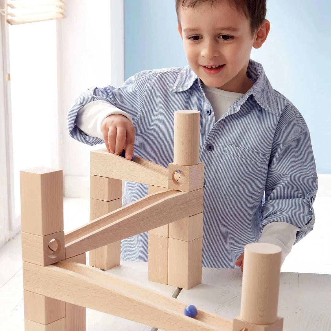 Wooden Marble Run Starter Set