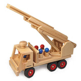 Wooden Toy Fire Truck