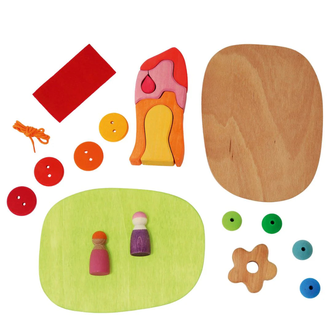 Down by the Meadow - Wooden Small World Play Set