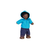 Boy Dollhouse Figure - Dark Skin Tone