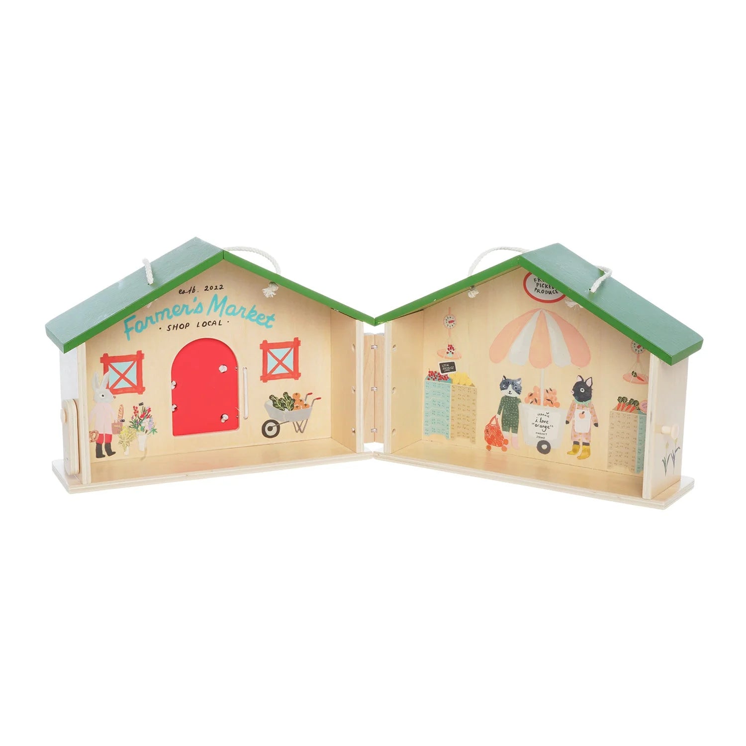 Market Day Wooden Playset