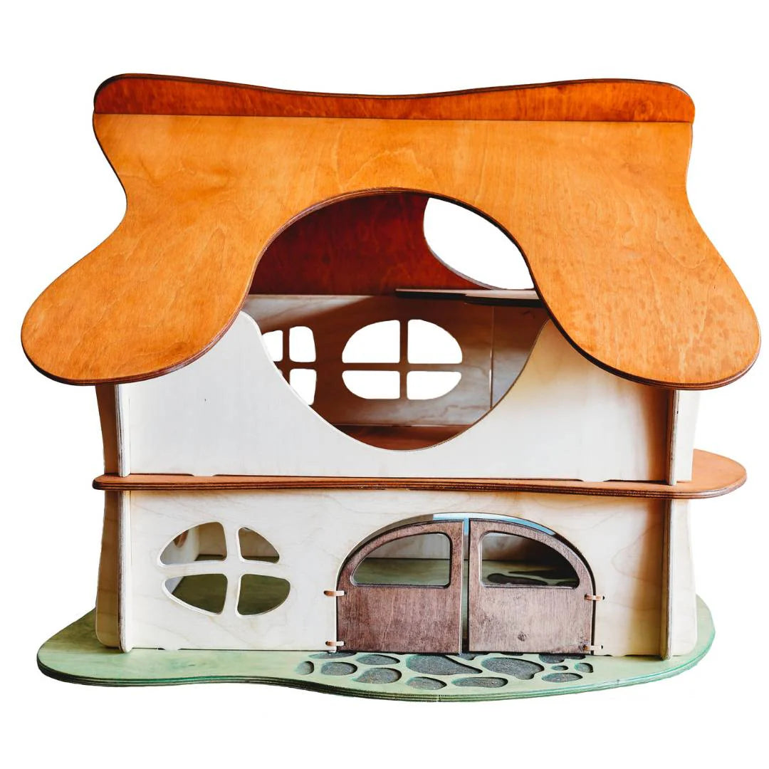 Waldorf Wooden Dollhouse by Twig Studio