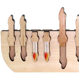 Wooden Toy Menorah