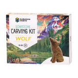 Wolf Soapstone Carving Kit