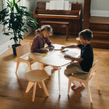 Wooden Child's Table and Chair Set