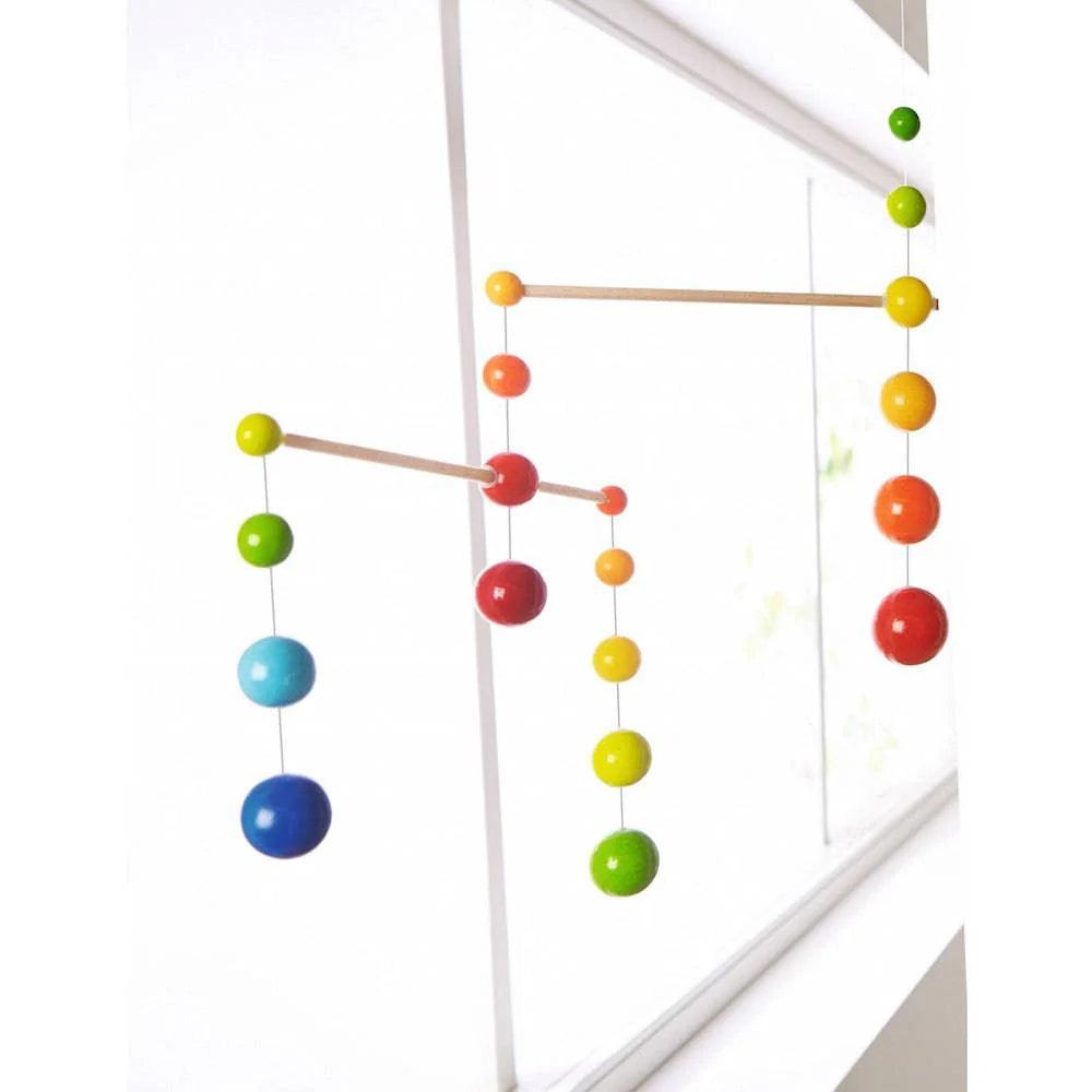 Rainbow Balls - Wooden Mobile