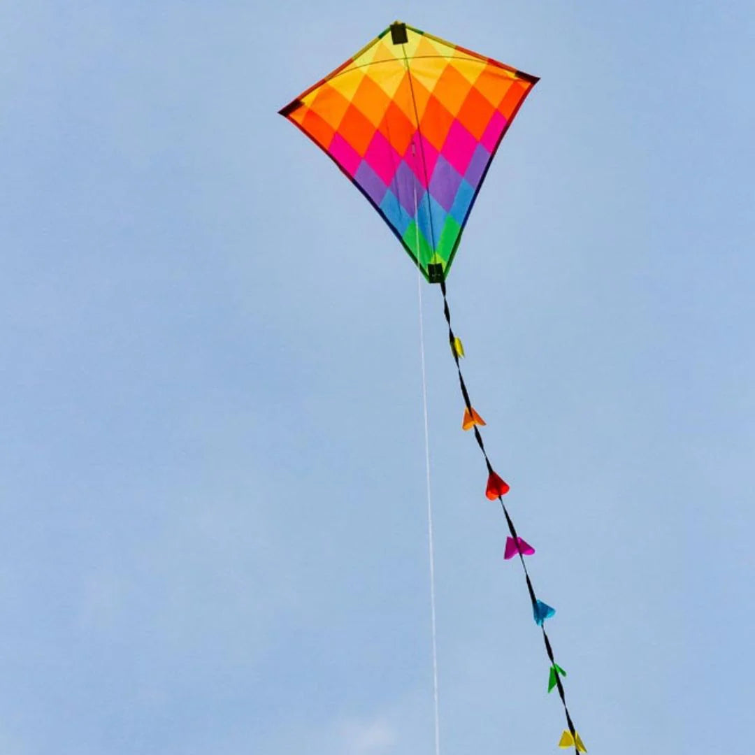 Rainbow Patchwork Kite