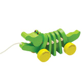 Dancing Alligator Wooden Pull Toy