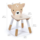 Wooden Forest Deer Chair