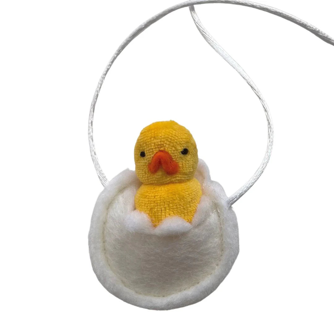 Duckling in an Egg Necklace