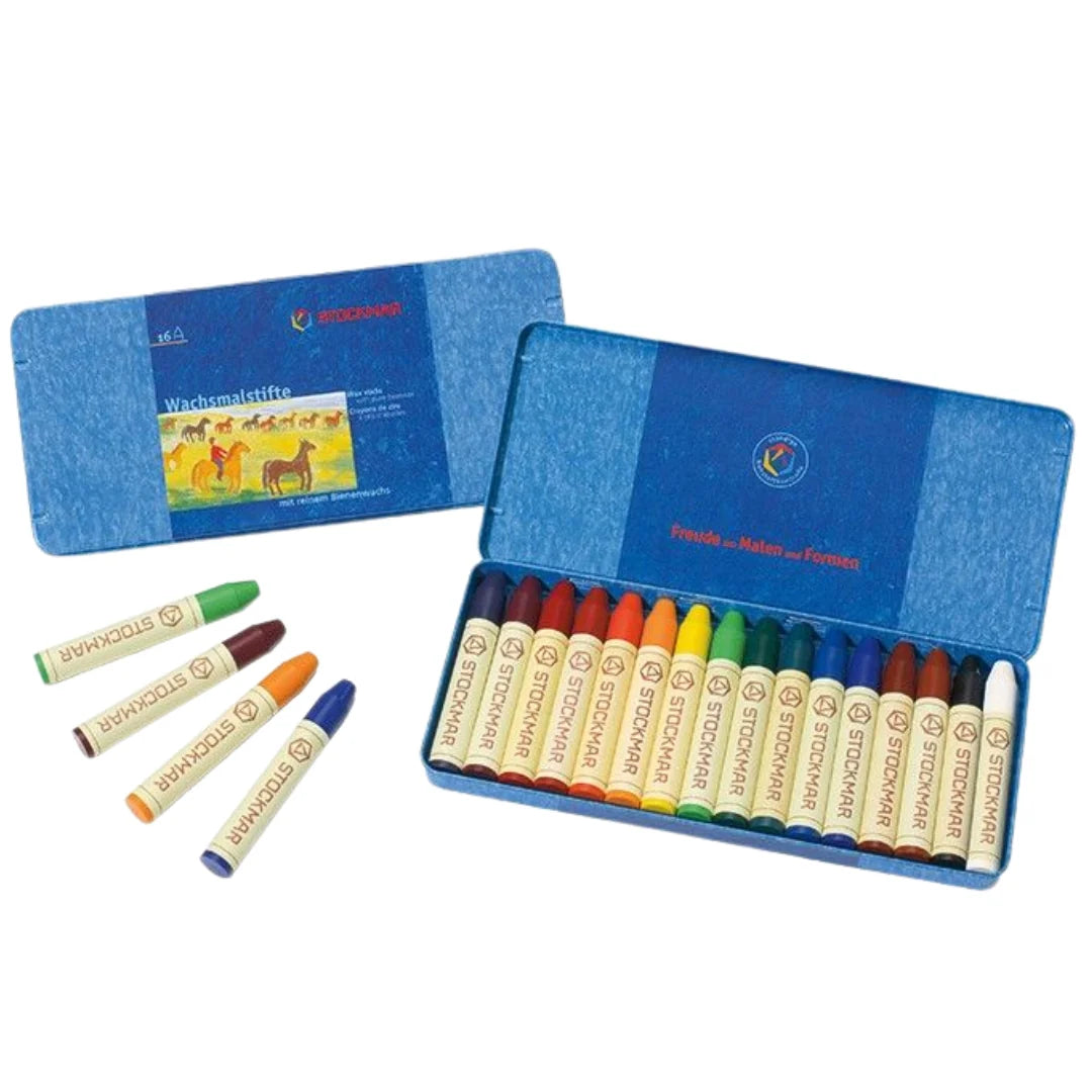 Beeswax Crayons - 16 Sticks