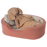 Dog Bed and Blanket - Coral