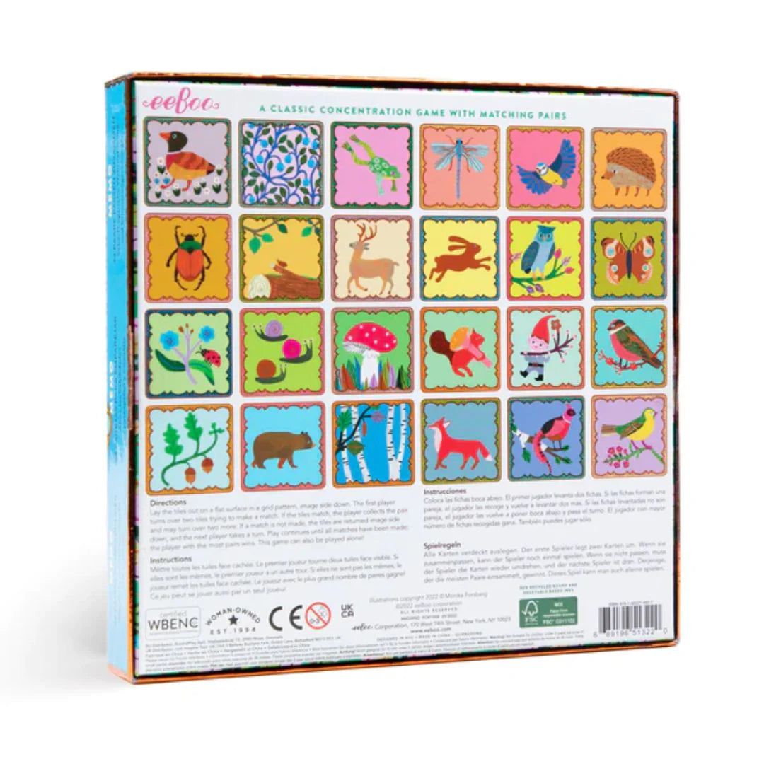 Woodland Memory and Matching Game