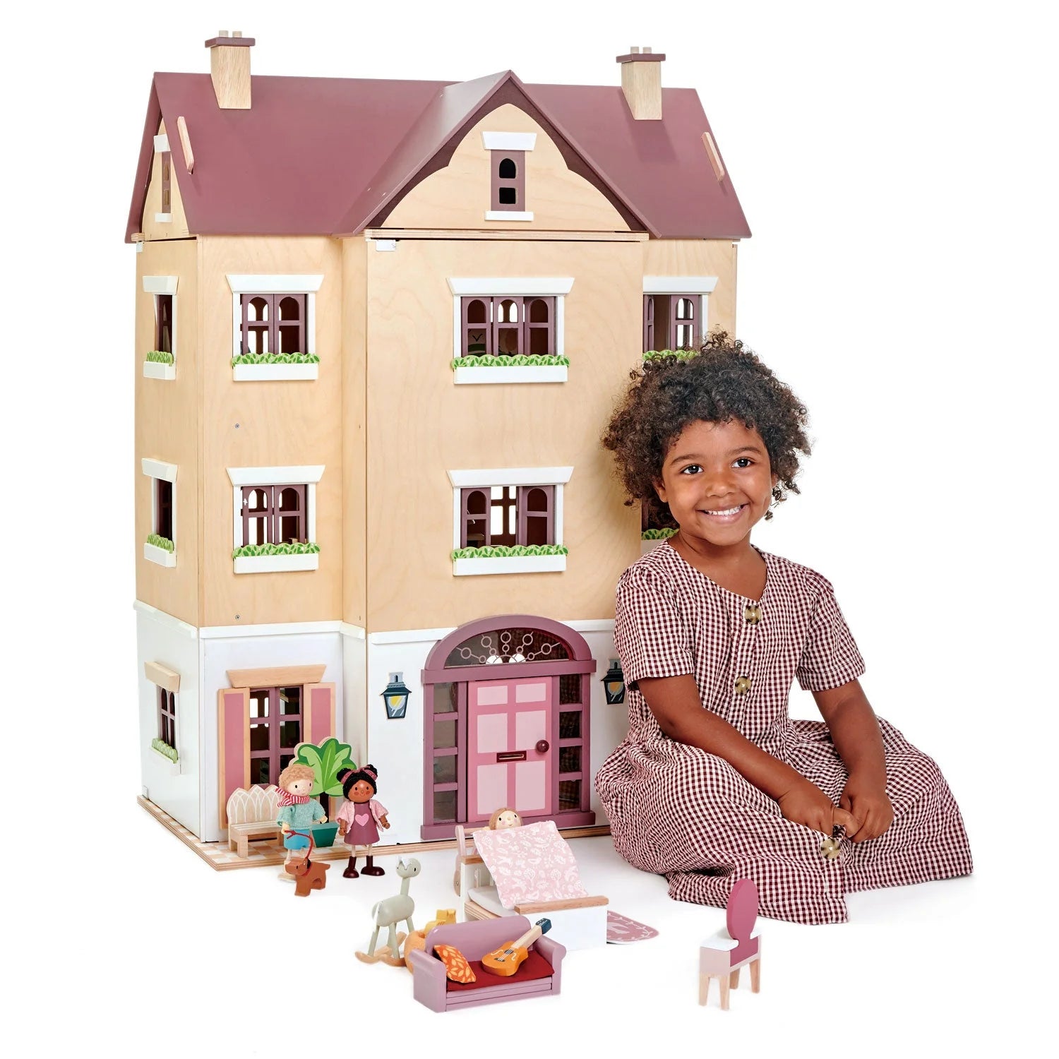 Fantail Hall Wooden Dollhouse