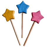 Light Blue Wooden Star Wand