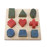 Rainbow Shapes Wooden Puzzle