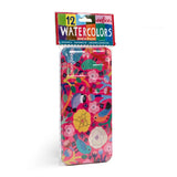 Birds in Fuchsia Watercolor Paint Tin Set