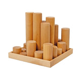 Large Wooden Building Rollers - Assorted Colors