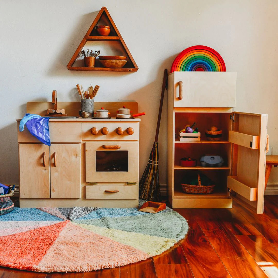 Classic Wooden Play Refrigerator