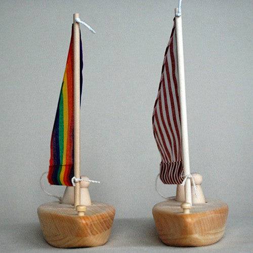 Wooden Toy Sailboat