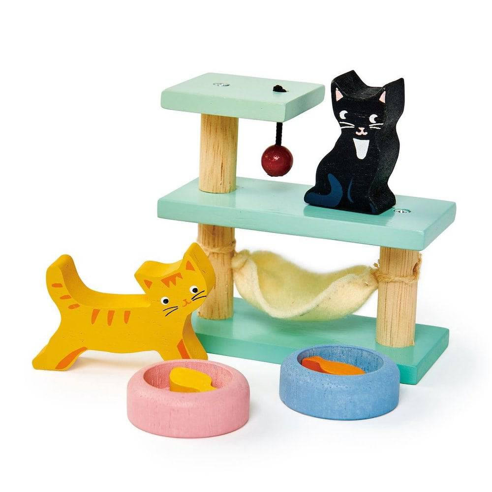 Dollhouse Pet Cat Set