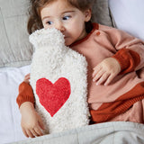 Child's Hot Water Bottle with Organic Cotton Cover