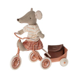 Big Sister Tricycle Mouse - Coral