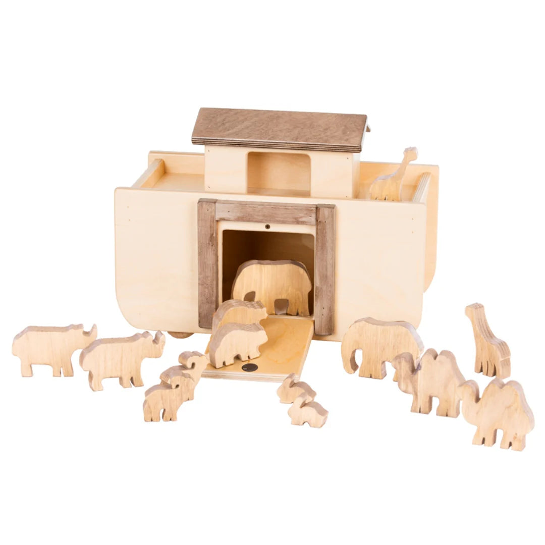 Wooden Noah's Ark Play Set