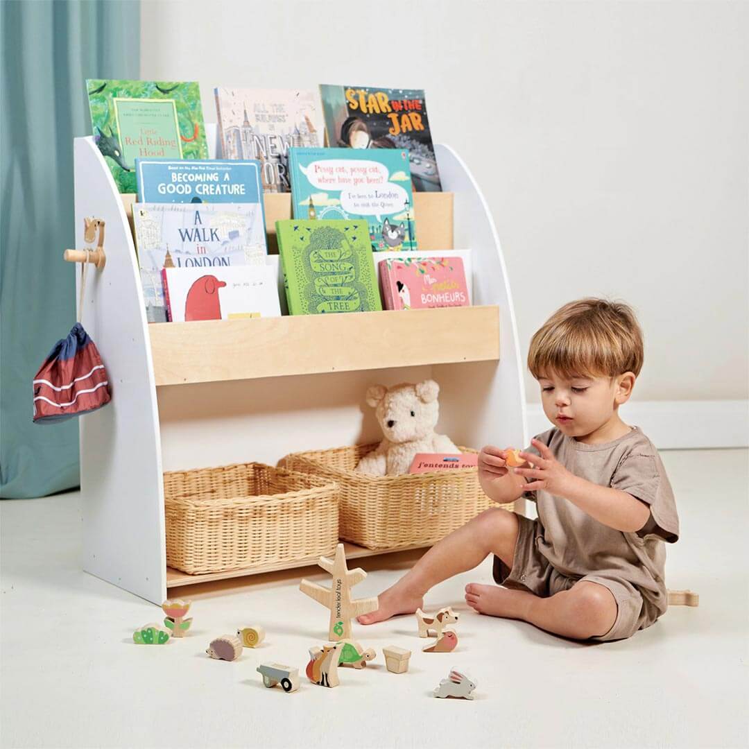 Forest Wooden Book Shelf and Storage Unit