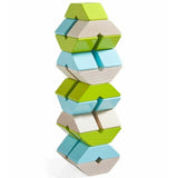 Wooden V-Shaped Building Blocks Set