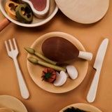 Wooden Dinner Play Food Set