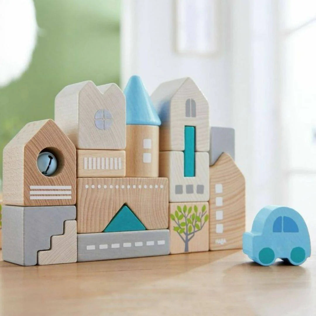 Bad Rodach Skyline Wooden Building Block Set