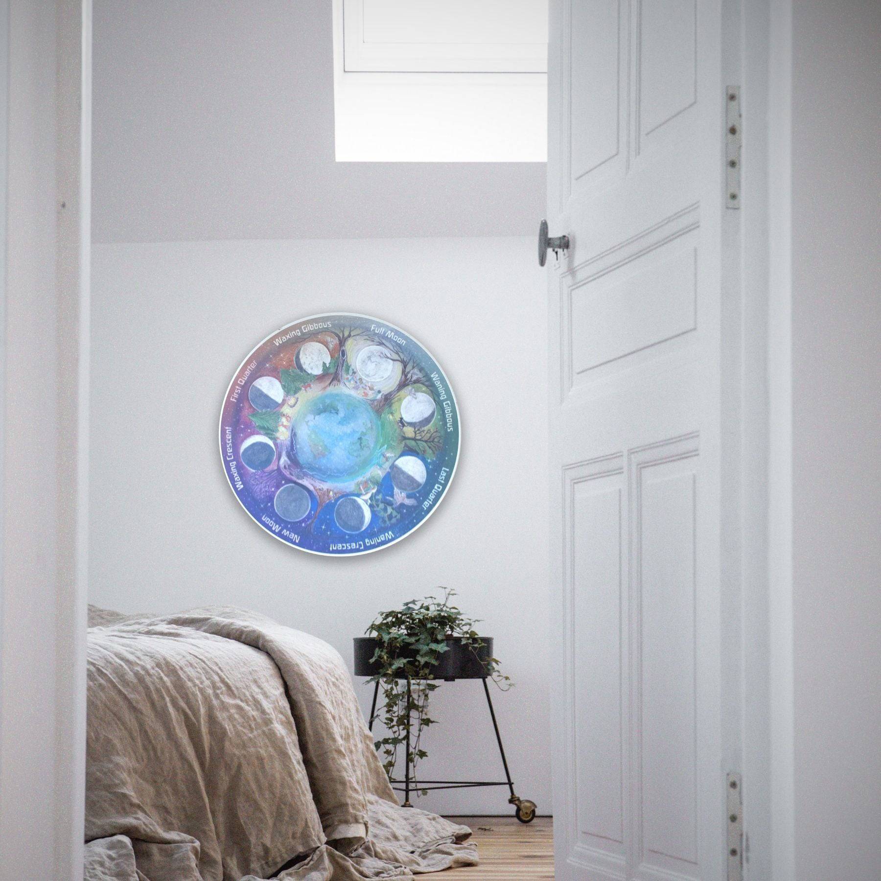 Wooden Moon Wheel