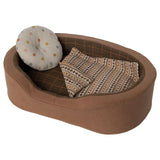 Dog Bed and Blanket - Brown