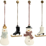 Winter Wonderland Metal Ornament Set