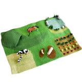 Large Felted Farm Play Mat