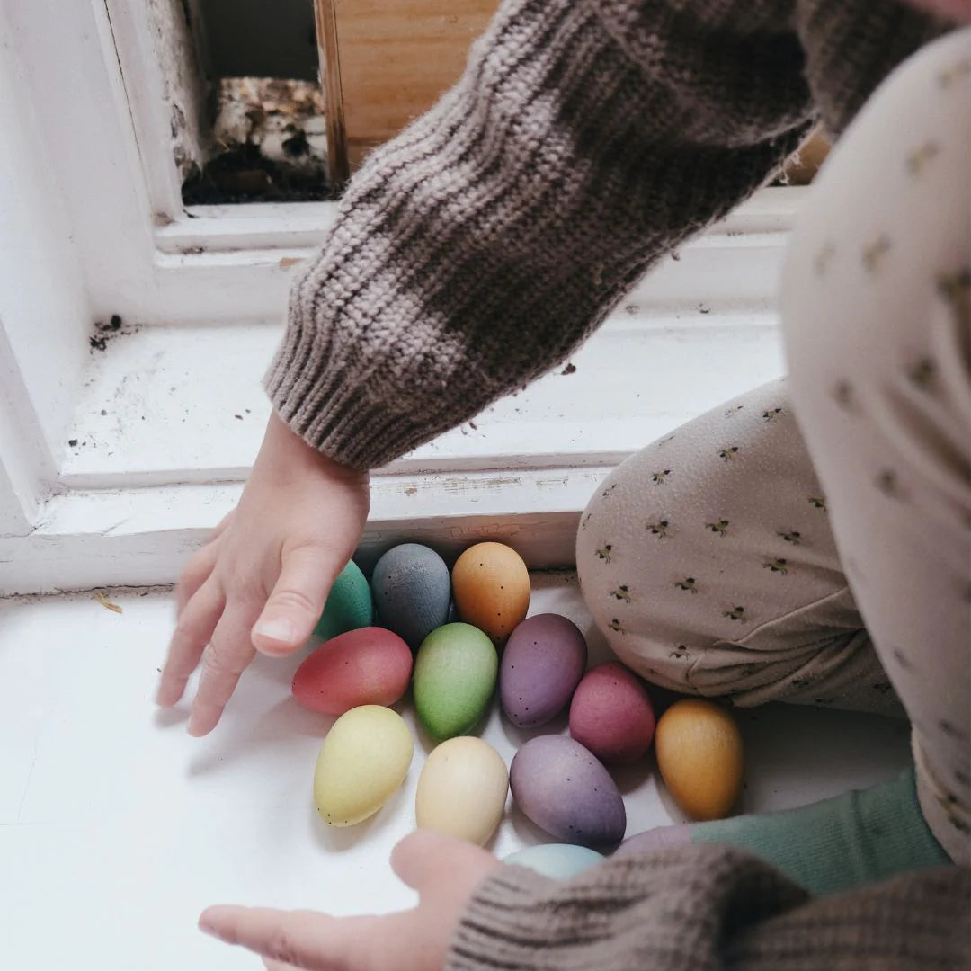 Wooden Happy Eggs