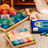 Pastel Duo Wooden Block Set