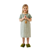 Sage Linen Pinafore Apron (Child and Adult Sizes)