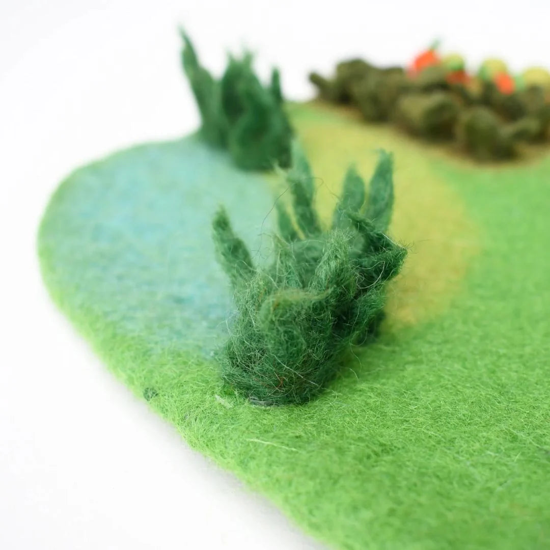 Felted Farm Play Mat