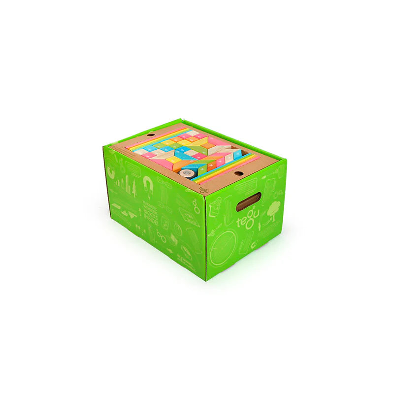 Magnetic Wooden Blocks Classroom Kit - 240 Pieces