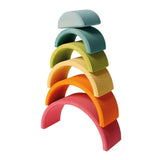 Pastel Wooden Rainbow Tunnel - 6 Pieces