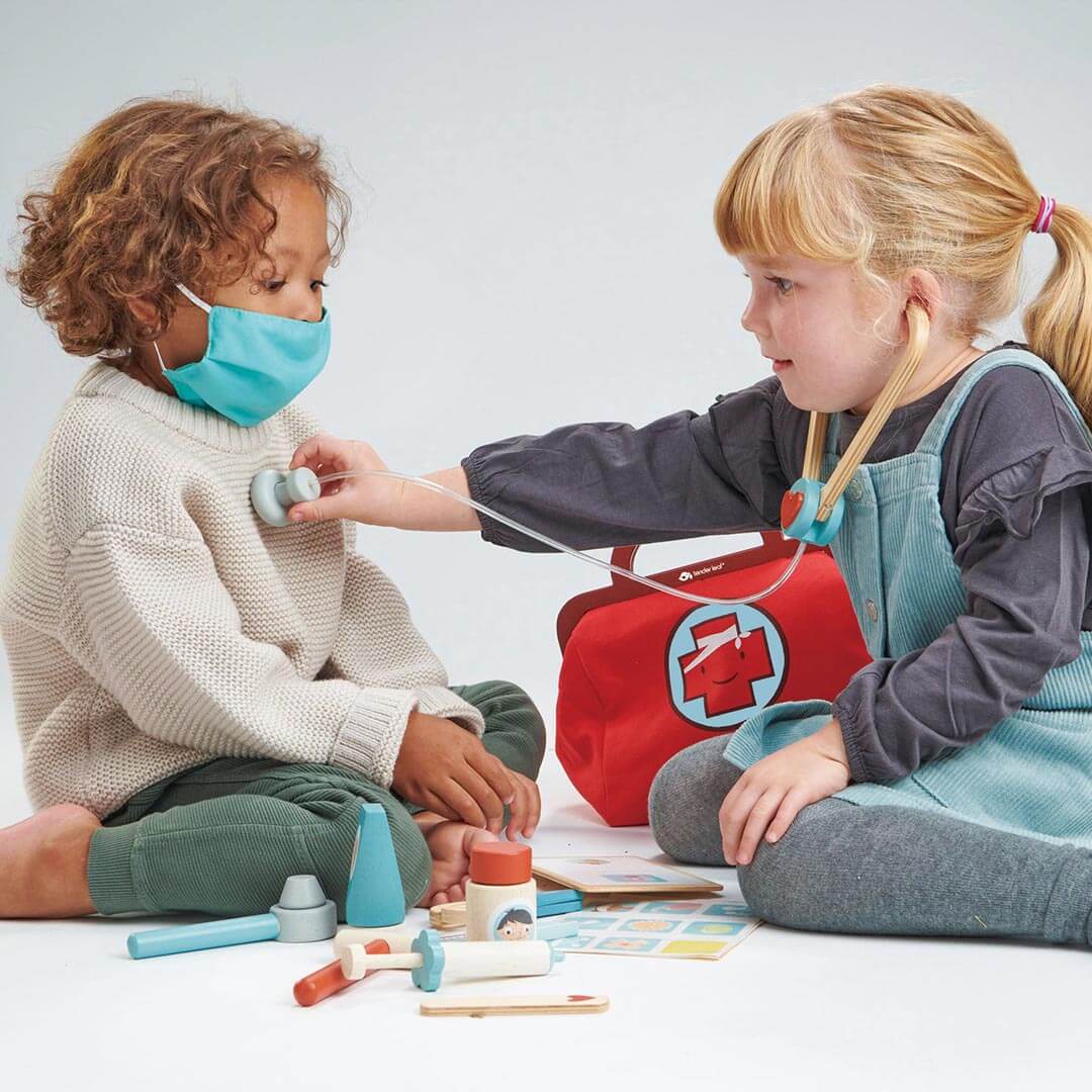 Doctor's Bag Wooden Play Set