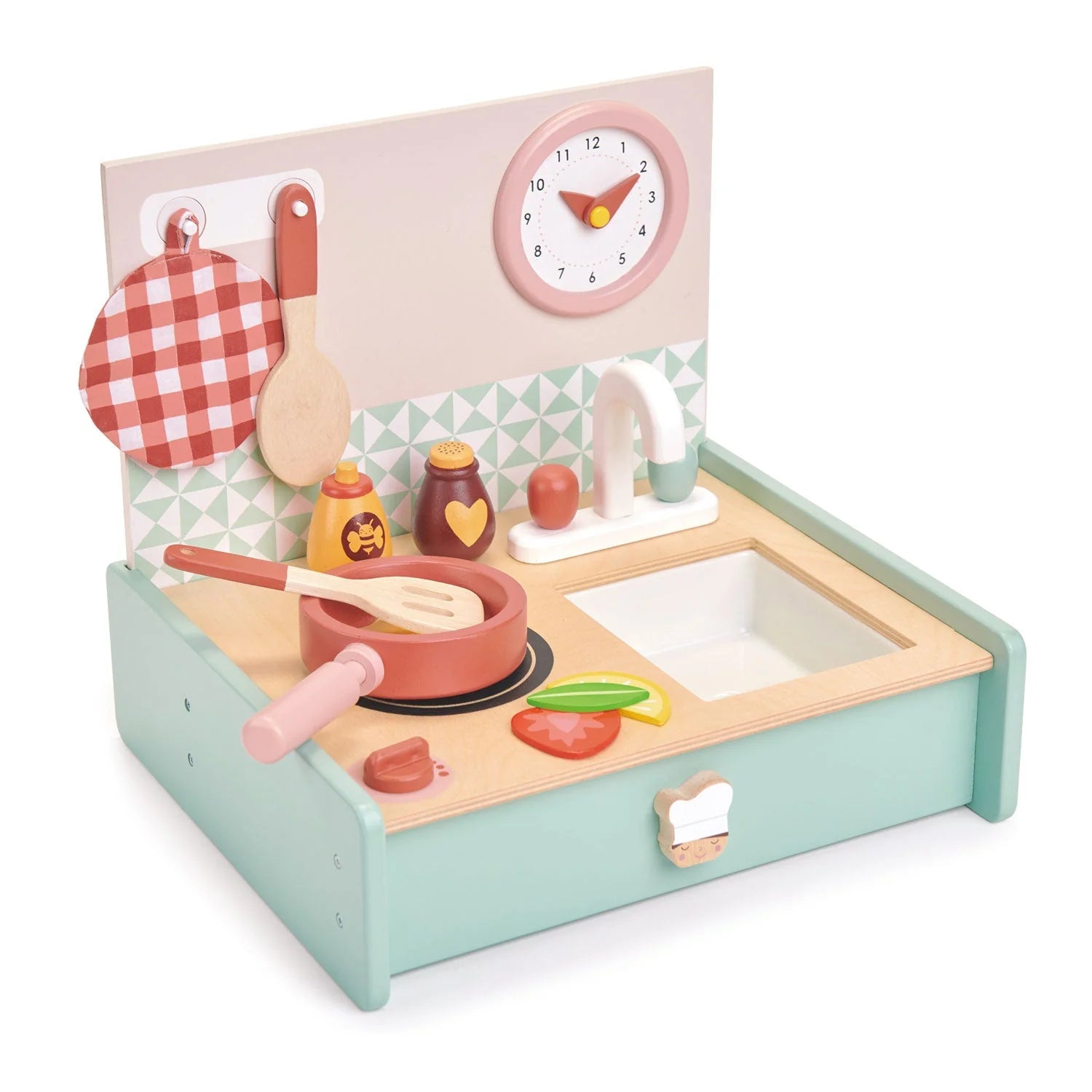 Wooden Fold-Away Mini Kitchenette