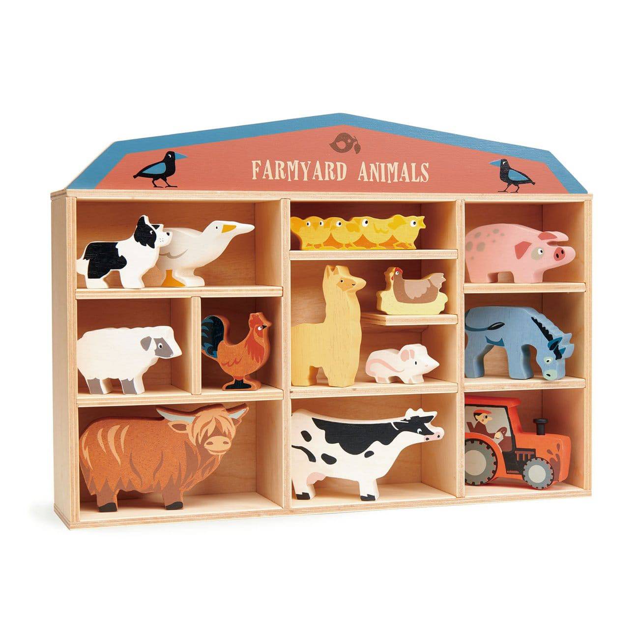 Farmyard Wooden Animals Set