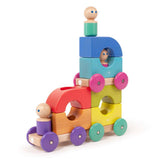 Wooden Magnetic Rainbow Tram