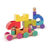 Wooden Magnetic Rainbow Tram