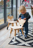 Wooden Forest Deer Chair