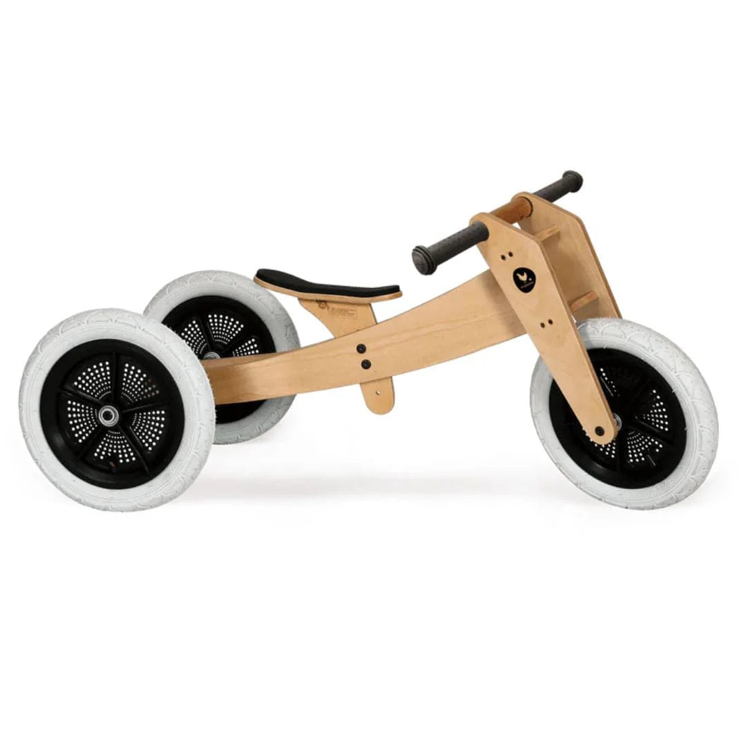 Wooden 3-in-1 Balance Bike / Trike